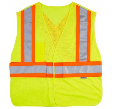 Tearaway Mesh Vest With Contrast Reflective Material